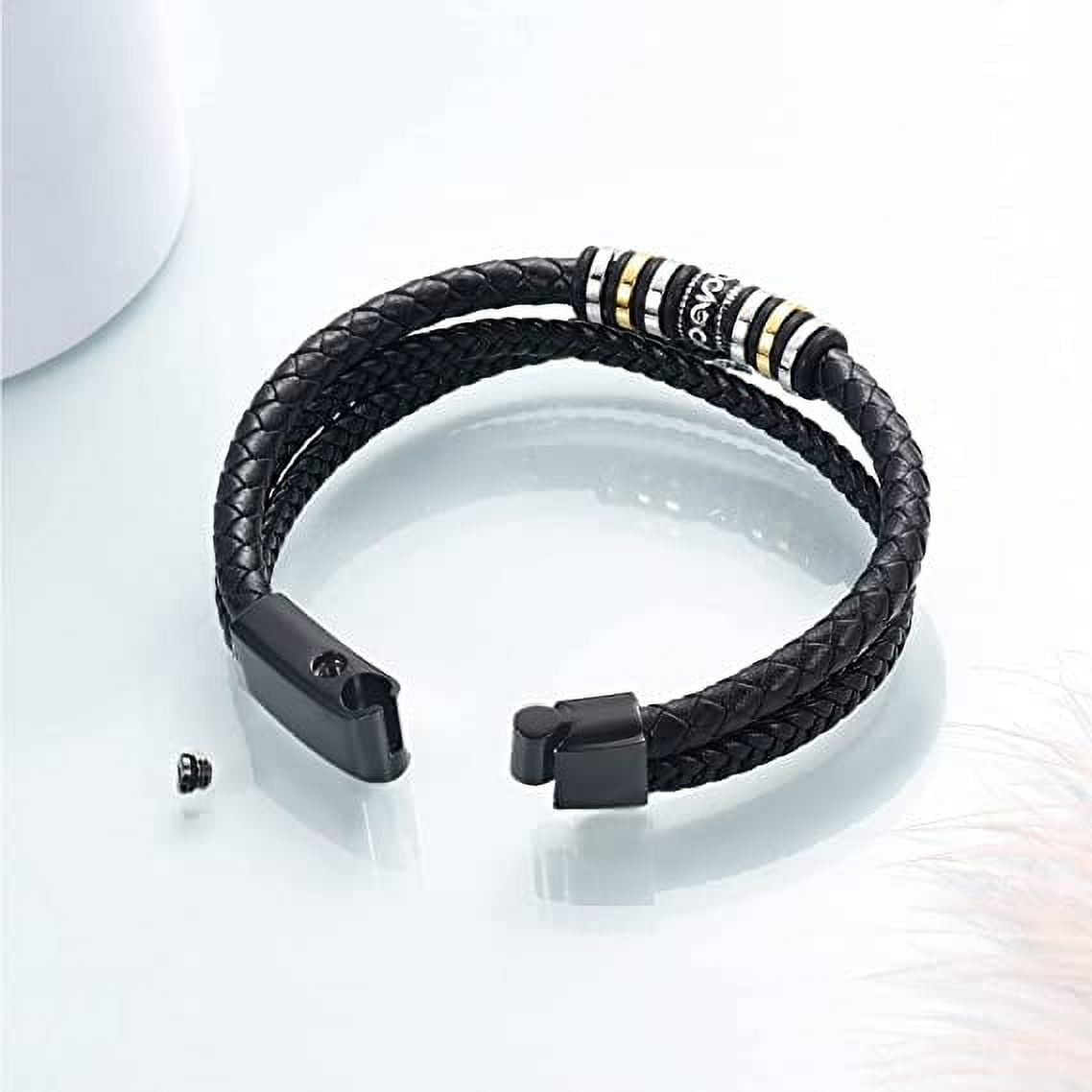 Leather urn deals bracelet