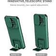 thumbnail image 2 of Compatible with Samsung S20 FE Case with Slide Camera Cover, Samsung Galaxy S20 FE 5G Phone Case with Stand Shockproof Hard PC Cases (Dark Green), 2 of 14