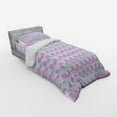 thumbnail image 3 of Ambesonne Pastel Bedding Set 4 Pcs, Colorful Paint Blots Spots, Queen, Pale Pink Multicolor, 3 of 3