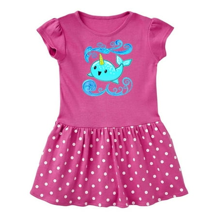 

Inktastic Cute and Playful Narwhal Gift Baby Girl Dress