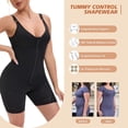 thumbnail image 7 of Fajas Colombianas Postpartum Full Shapewear for Women Tummy Control Body Shaper Butt Lifter with Zipper Crotch, 7 of 7