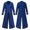 Blue, variant on Double Layer Steampunk Long Coat, Gold Trim Victorian Long Tail Coat, Double Layer Steampunk Formal Tailcoat for Halloween Noble Pirate Magician Cosplay, Medieval Vintage Stage Costume, Black XL