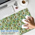 thumbnail image 4 of Long Mouse Pads for Desk,Green Bigfoot and Tree Pattern Desk Mats on Top Of Desks, Desk Mouse Pad Extra Large with 3mm Non-Slip Base and Stitched Edge for Gaming,Office,Work,Home 31.5"x11.8", 4 of 6