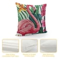 thumbnail image 4 of Qinduosi Pillow Cover Inch Flamingo Floral Decor Farmhouse Seasonal Decorative Throw Pillow Case for Home Sofa Couch, 4 of 5