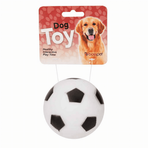 Boss Pet Products Balón de fútbol de vinilo