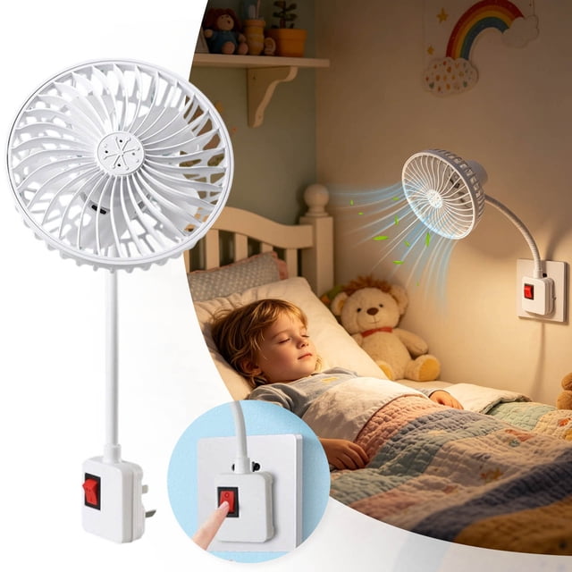 Tong High Floor Fan With Quiet For Home Bedroom Use Adjustable Stand Powerful Airflow Circulation