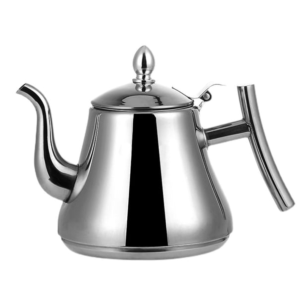 1pc Hervidor de té de acero inoxidable Hogar Hotel Restaurante Hervidor de agua para hervir