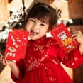 thumbnail image 2 of 18pcs Chinese New Year Red Packet Mahjong Pattern Chinese Luck Money Pocket Hong Bao, 2 of 8