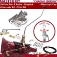 thumbnail image 1 of American Shifter  4L60 Shifter Kit 23 in. Swan E Brake Cable Clamp Clevis Trim Kit Dipstick for D26A1, 1 of 1