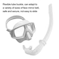 thumbnail image 4 of Eigraketly Tubos de esnórquel plegables con estuche de almacenamiento compacto Mujeres Respiración Snorkel Buceo Deportes Buceador Snorkels Blanco Deportes acuáticos Blanco Eigraketly OD024448-01, 4 of 6