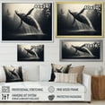 thumbnail image 4 of Designart "Historic Canadian Encounter With Whales" Coastal Coral Under Water Canvas Wall Art, 4 of 7