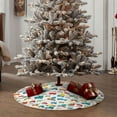 thumbnail image 4 of Fotbe Cute Transport Pattern Christmas Tree Skirt, Tree Skirts Plush Christmas Decorations, Christmas Tree Skirts Xmas Decorations Holiday Party Decor-36", 4 of 6