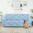 thumbnail image 5 of XYZCANDO Christmas Candy Stretch Armchair Sofa Slipcover for 1 Cushion Couch, 1-Piece Couch Sofa Cover Furniture Protection Soft with Elastic Bottom for Kids, Pets, 5 of 6