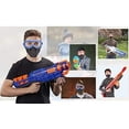 thumbnail image 4 of Paquete de 2 máscaras tácticas compatibles con Nerf Rival, Apollo, Zeus, Khaos, Atlas, Artemis Blasters Rival Mask, 4 of 5