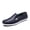 Blue, variant on Autumn Men's Shoes,  Fashion Soft Sole Men's Casual Shoes Genuine Breathable Soft Cowhide Slip-On Shoes, Korean Style