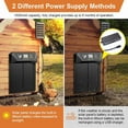 thumbnail image 4 of Solar Automatic Chicken Coop Door with LCD Screen, Light Sensor, Timer & Remote Control, 4 of 7