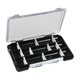 thumbnail image 4 of Caja de cebos Caja de aparejos de pesca Contenedor práctico Estuche compacto de doble cara para señuelos Negro, 4 of 9