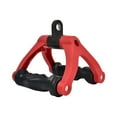 thumbnail image 2 of Almencla Two D Rowing Handle Cable Attachment Cable Machine Accessories Training Bar Grip Red, 2 of 8