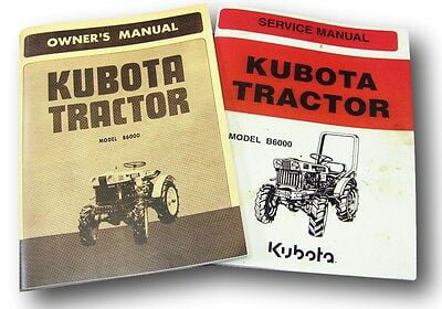 KUBOTA B6000 TRACTOR OWNERS OPERATORS PARTS MANUAL MAINTENANCE CATALOG LIST