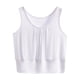 thumbnail image 2 of Pijama de manga corta para mujer, moda, cuello redondo, informal, liso, sin mangas, para salir, 2 of 3
