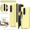 thumbnail image 3 of Compatible Yellow Samsung Galaxy Z Fold 4 Case with Pen & Screen Protector,Hinge Protection Case for Samsung Z Fold 4 Case with S Pen Holder,Samsung Z Fold 4 5g Case Galaxy Fold 4 5g Phone Case, 3 of 14