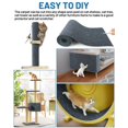 thumbnail image 4 of Protector de muebles para sofá para gatos, 78 x 15.7 pulgadas, alfombrillas autoadhesivas para rascar gatos, almohadillas para orejas recortables para pared, esquina, torre de gato y, 4 of 7