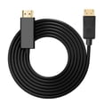 thumbnail image 3 of Cable DP a HDMI de 1,8 m, adaptador 4K HD, cable de conversión para monitor de computadora, cable DP a HDMI grande, 3 of 5