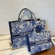 thumbnail image 2 of Bolsos De Mujer Moda Mujer Lienzo Impresión Top-handle Tote Bag Bolsas grandes (S Azul), 2 of 5