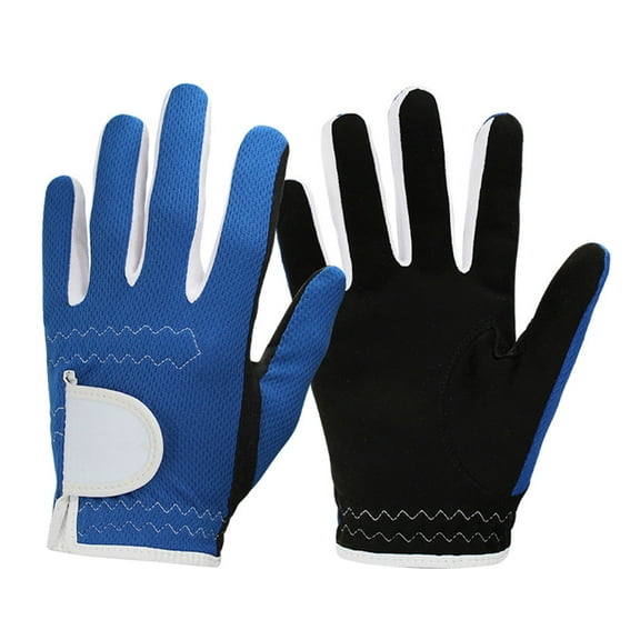 Ladaidra Brown fhgksm Kids Golfs Gloves Breathable Junior Golfs Gloves Left and Right Golfer Gloves