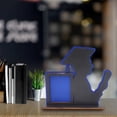 thumbnail image 5 of Graduation Decorations 2025, Tyeign 2024 Graduation Season Photo Frame Setup Wooden Combination Boy Photo Stand Desktop Ornament Grad Table Decor Grad Decorations Senior Table Decorations 2025 Blue, 5 of 5