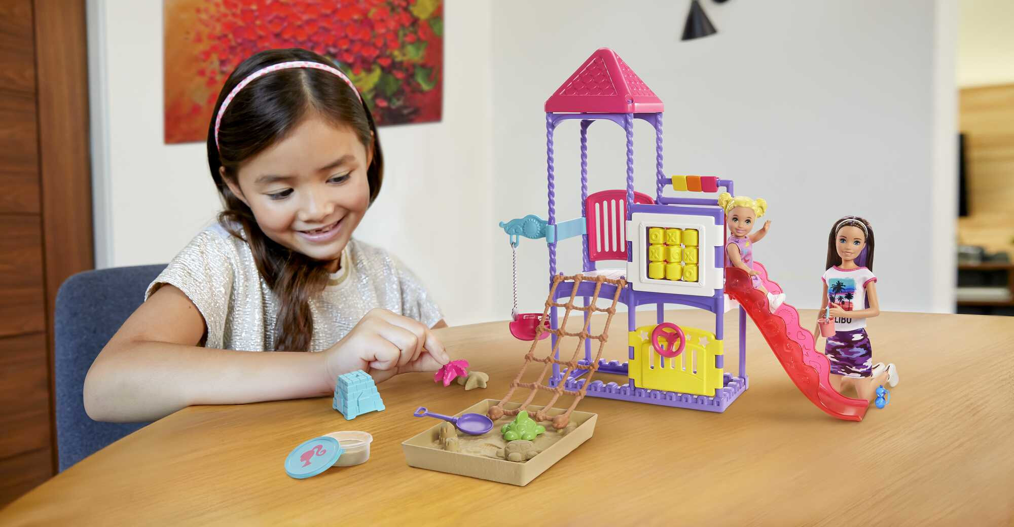 Barbie Skipper Babysitters Inc. Climb ‘n Explore Playground Dolls & Playset - image 3 of 7