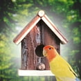 thumbnail image 1 of Bird Nest Fine Workmanship Wide Application Wood Hand-crafting Roosting House Outdoor Accessories, 1 of 8