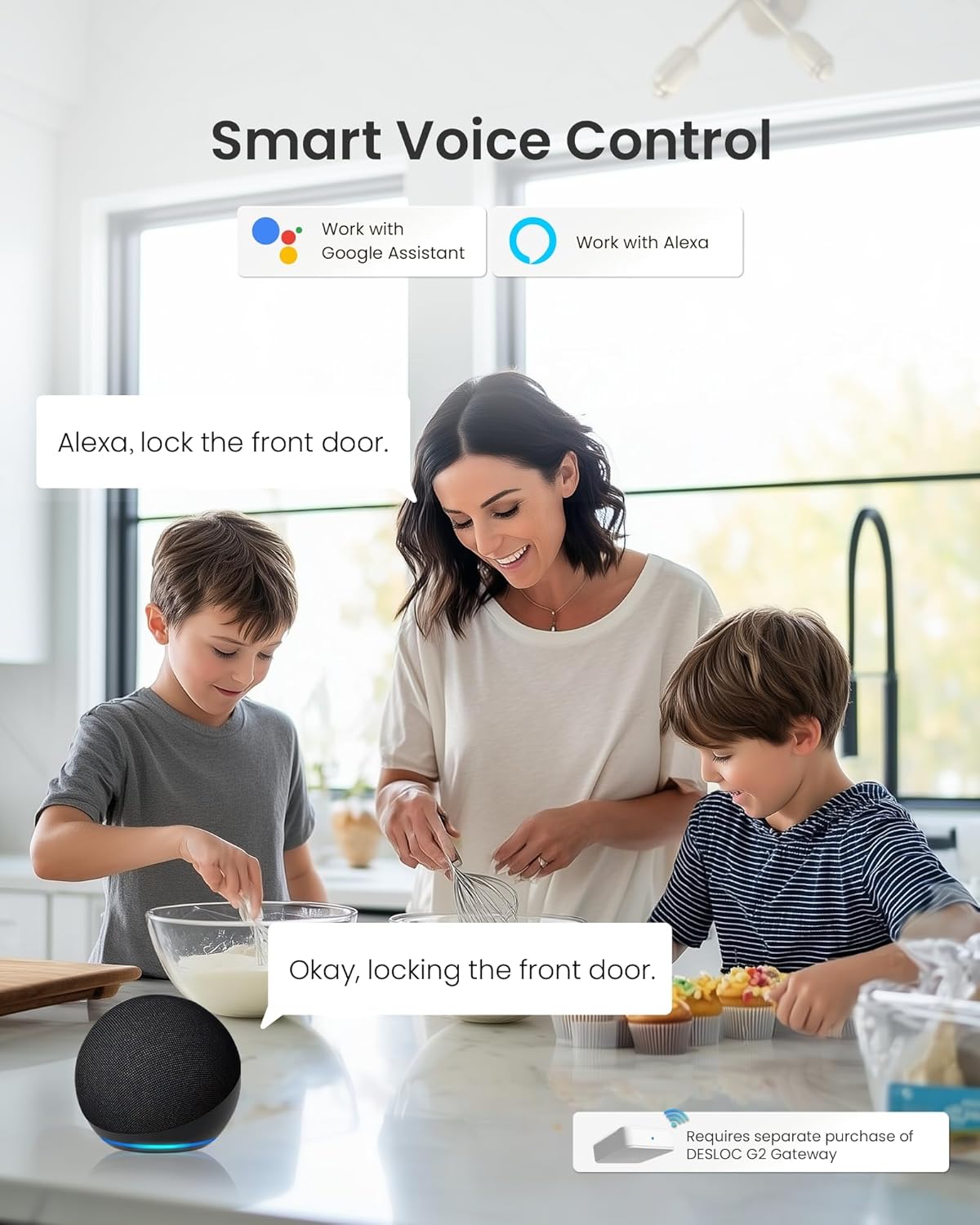 DESLOC B200 Smart Fingerprint Door Lock, Keyless Entry photo 7