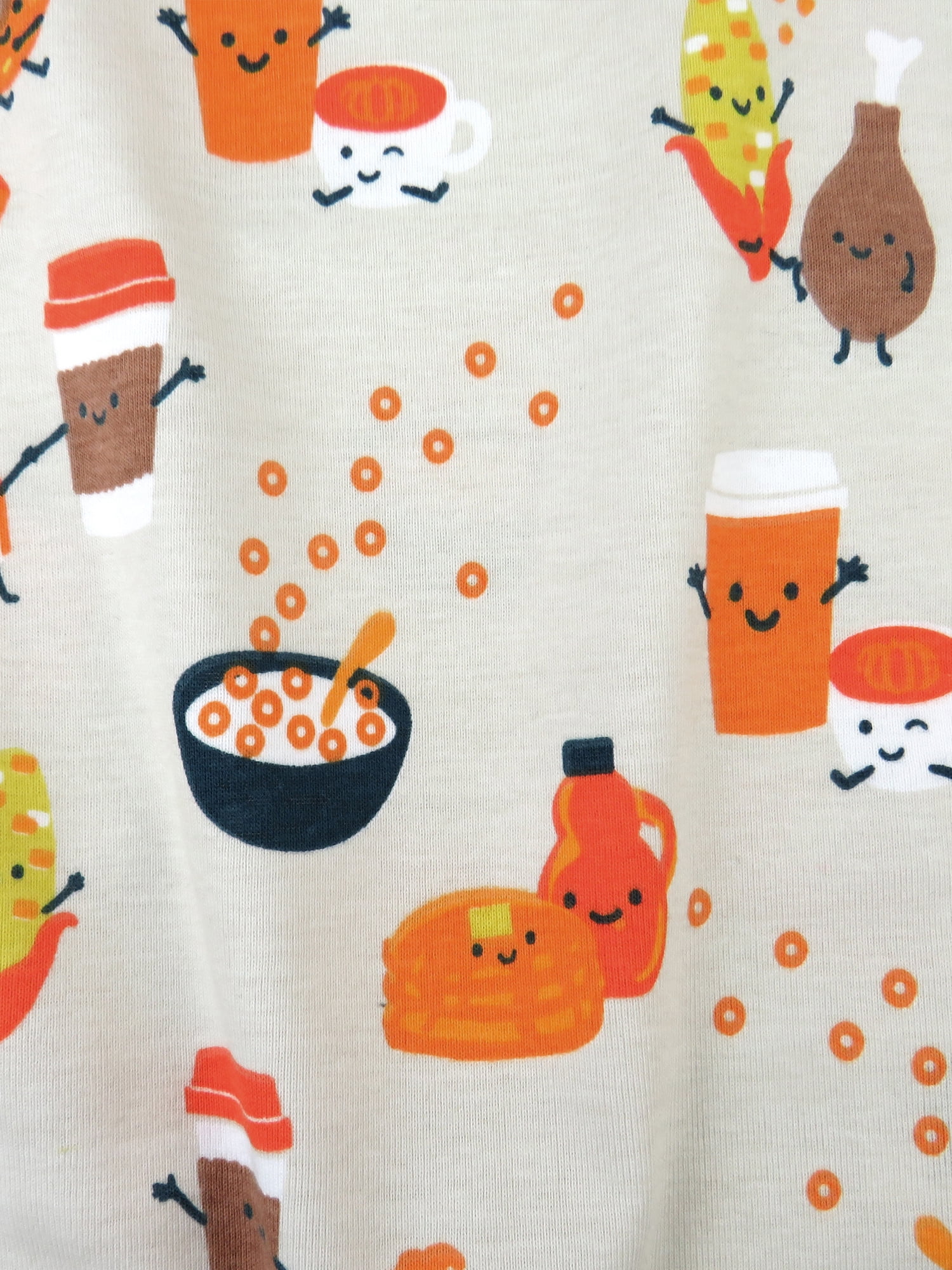 Honest Baby Clothing Baby Boy or Girl Gender Neutral Organic Cotton Sleep N Play Thanksgiving Pajamas (Newborn-9 Months)