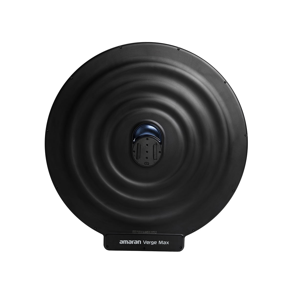 amaran Verge Max 22" 60W Bi-Color Circular LED Light Panel, Charcoal - Includes Desk Clamp Stand with a 360deg Swing Mounting Arm and 180deg Pan & Tilt Control