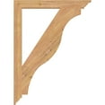 thumbnail image 3 of Ekena Millwork 3 1/2"W x 34"D x 46"H Funston Traditional Smooth Bracket, Western Red Cedar, 3 of 4