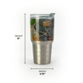 thumbnail image 7 of Rivers Edge Products 24 Oz Insulated Tumbler, Leak Proof Stainless Steel Tumbler With Lid, Spill Proof Tea, Soda, Cocktail, or Coffee Tumbler, To-Go Portable Travel Cup, Green Camo, 7 of 7
