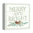thumbnail image 2 of Creative Products Merry and Bright 12x12 Canvas Wall Art, 2 of 5