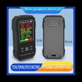 thumbnail image 2 of Electromagnetic Radiation Detector Electric Magnetic Field Tester Meter RF Strength Detection Device with Sound Alarm(A),1 x Electromagnetic Radiation Detector,Black, 2 of 7