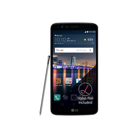 LG Stylo 3 - 4G smartphone - RAM 2 GB / Internal Memory 16 GB - microSD slot - LCD display - 5.7" - 1280 x 720 pixels - rear camera 13 MP - front camera 5 MP - Cricket - titan gray