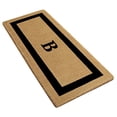 thumbnail image 3 of Nedia Home O2133B Heavy Duty Coir Mat - 24 In. x 57 In. No Border- Monogrammed B, 3 of 5