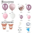 thumbnail image 4 of YANSION Butterfly Balloons Arch Kit, Purple Pink Balloon Garland Kit With Pink Confetti Balloons, Latex Balloons for Girls Birthday Decoration Wedding Anniversary Baby Showers Party Supplies, 4 of 11