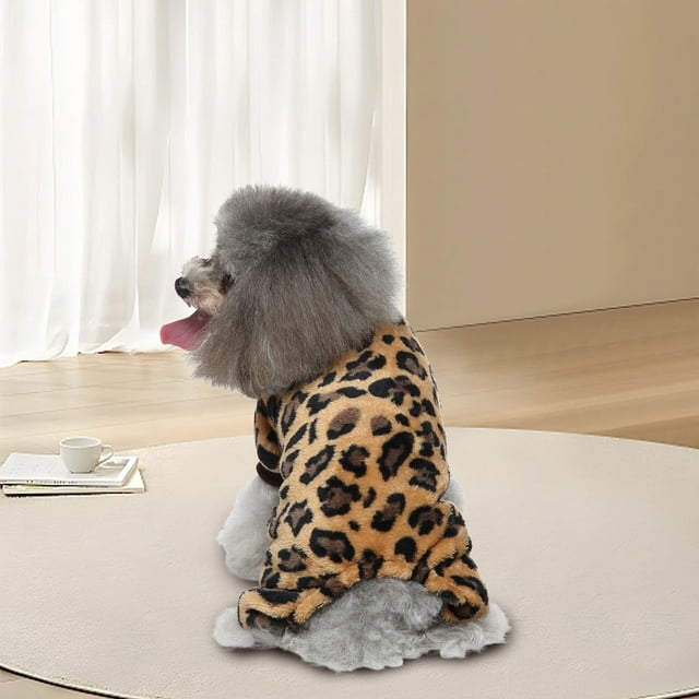 Pet Clothes Comfortable and Stylish Pajamas for Dogs Cozy Home Wear Fall Bathrobe for