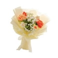 thumbnail image 4 of Flores de crochet completadas Bouquet Suministros de fiestas de flores artificiales Regalo para mamá Esposa para la madre Cumpleaños Día Amarillo, 4 of 8