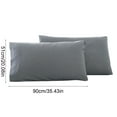 thumbnail image 3 of Chilling Cooling Pillowcase for Hot Sleepers - 2 Pack Pillow Covers (51x90cm) - Breathable, Soft Temperature Regulating Bedding - All-Season Use, Resists Night Sweats, Fade & Shrink, 3 of 5
