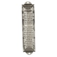 thumbnail image 4 of Puerta Mezuzah, placa Mezuzah, decoración del hogar Mezuzah cubierta Hannukah regalos ornamento Plata antigua, 4 of 9