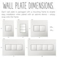thumbnail image 5 of Legrand Awm4g4 Adorne Real Materials 4-Gang Light Switch / Outlet Cover Wall Plate -, 5 of 7