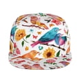 thumbnail image 2 of Balery Baseball Cap Flat Bill Hats for Men Adjustable Size for Running Workouts and Outdoor Activities All Seasons Dad Hat(Flowers Birds And Butterflies ), 2 of 9