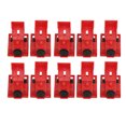 thumbnail image 3 of 10 Pieces Circuit Breaker Lockout, Clamp On Power Switch Lock Engineering Plastic For Less 16.5mm Handle, 3 of 8