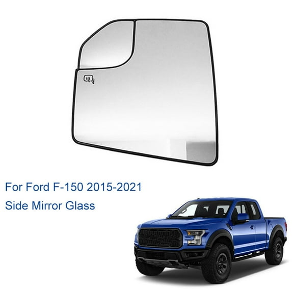 POSSBAY Fit Ford F-150 2015-2021 Left Hand Replacement Driver Side Mirror Glass Heated